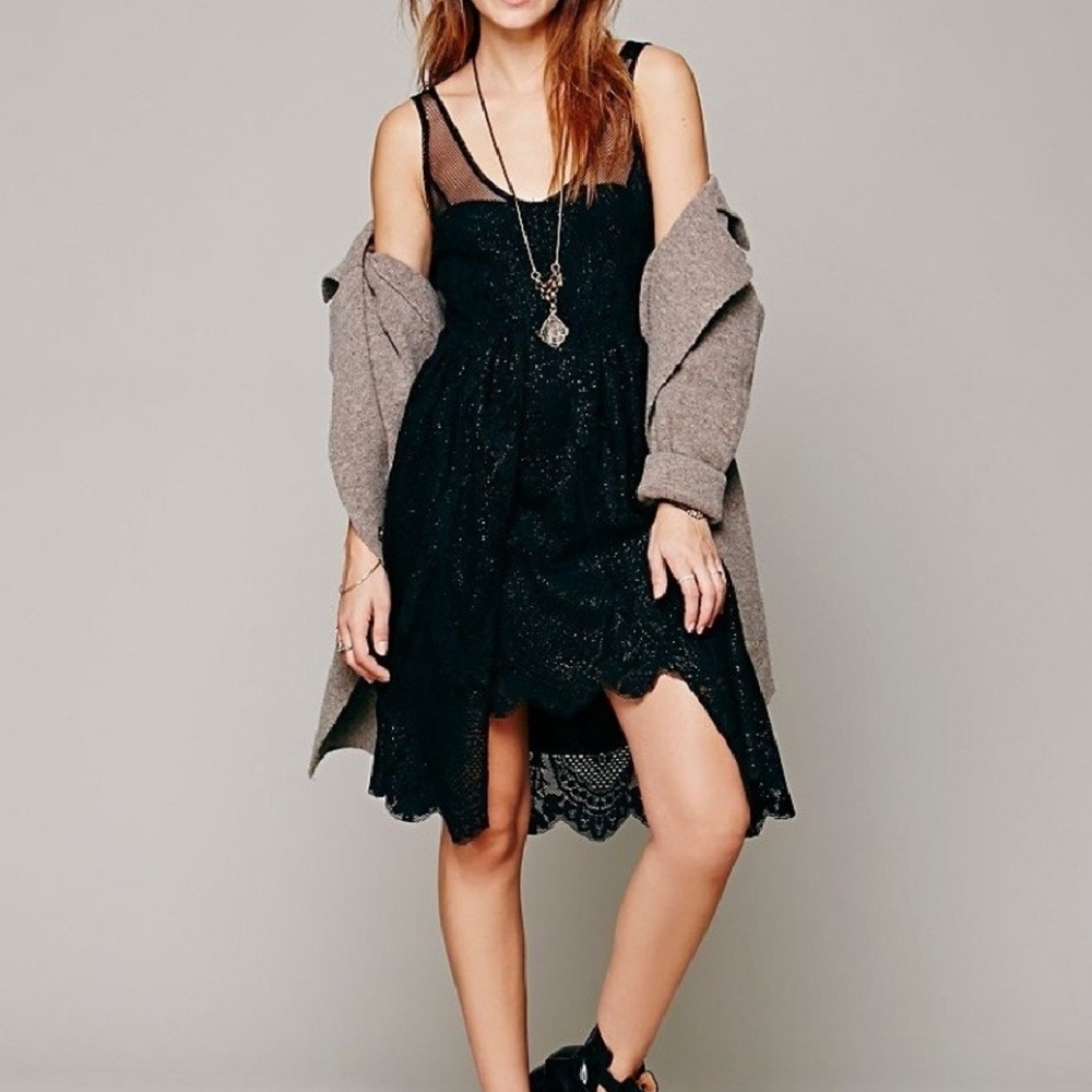Free People Black Dress